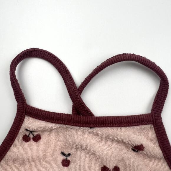 Three Likes Cherries Terry Tank Top - Picture 4 of 5